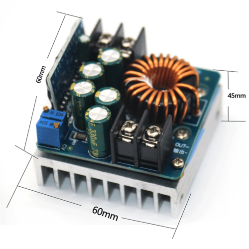 DC-DC 400W High-Power Buck Converter DC 10V-60V Constant Voltage Current Adjustable 2