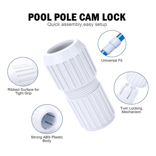 2Pcs Pool Telescoping Pole Cam Lock Replacement 2Pc, EZ for Telescopic Swimming Poles 2