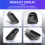 Accessories Plastic Interior Armrest Storage Box Organizer Case Container Tray for 2016 2017 2018 Black 7