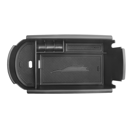 Accessories Plastic Interior Armrest Storage Box Organizer Case Container Tray for 2016 2017 2018 Black