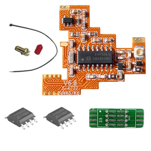 SI4732 V6.8 FPC Module+2x 2M Expansion Chip for UVK5 K6 HF Shortwave Full Band/Single Sideband Reception