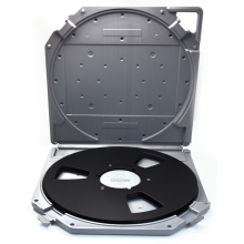 10inch Empty Takeup Reel with Take Up Reels Storage Box Full Protection Open Recording Tape Case A