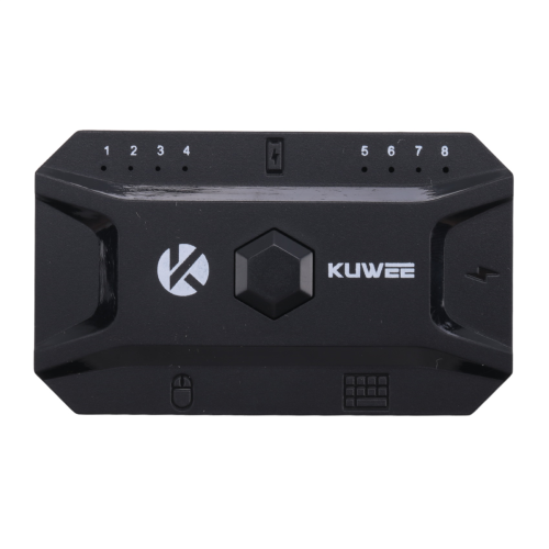 Bluetooth Hub USB 5.0 Converter Wired Keyboard&Mouse to Wireless Adapter Support 8 Devices for Tablet,Laptop,Mobile