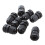 8 PCS PG7 Black Plastic Waterproof Cable Gland Connector 3-6.5mm 1