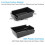 Center Console Organizer Tray Armrest Secondary Storage Insert for DN8 2020 2021 Black+White 5