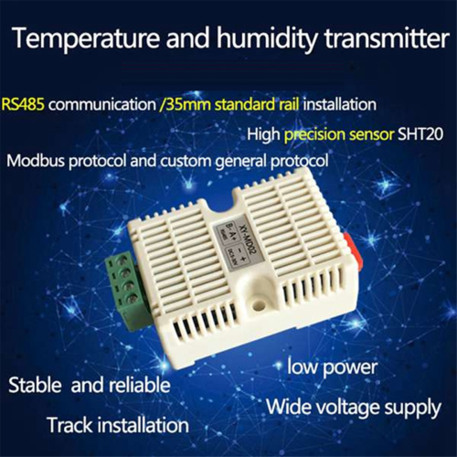 XY-MD02 Temperature Humidity Transmitter Detection Sensor Module Modbus SHT40 RS485 Signal Analog 2