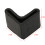 Rubber L Shaped Angle Iron Foot Pads Covers 10 Pcs Black 4