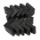 Rubber L Shaped Angle Iron Foot Pads Covers 10 Pcs Black 8