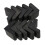Rubber L Shaped Angle Iron Foot Pads Covers 10 Pcs Black 1