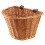 Retro, Handmade, Wicker Bicycle Front Basket with Leather Straps 8