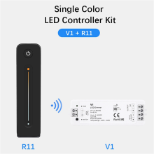 LED Dimmer 12V 5V 24V 36V 8A PWM Wireless Switch with 2.4G Brightness Adjustment Contact Remote for Led Single Color Strip