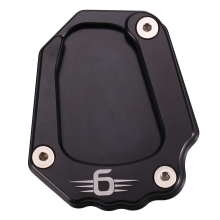 Kickstand Pad Side Stand Enlarge Extension For K1600Gt K1600Gtl 2017-2019(Black)