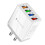 4 USB Fast Charging Adapter,with LED Light Charge Charger 5V3A Type-C QC3.0 Adapter(US Plug) 2