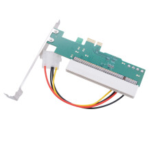 PCI-E TO PCI Riser Card, Easy to Hot-Swappable 2.5Gbp Pci-E Interface Pci Card Slot Expansion
