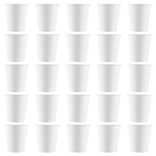White Paper Cups, Small Disposable Bathroom, Espresso, Mouthwash Cups Dispenser, (100 Pack) 3Oz