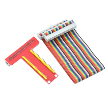 For GPIO T-Type Expansion Board+40Pin Color Cable 4B/3B+/ZERO/W
