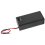 Black Plastic Storage Pair -9V Batteries Switch Battery Holder Case Box 4