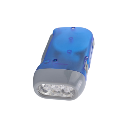 Hand- LED flashlight Lantern dynamo mini emergency home Torch Lamp self-charging hand Light 2