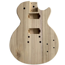 Unfinished Handcrafted Guitar Body Candlenut Wood Electric Replacement Parts