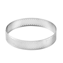 20cm Round Stainless Steel Cake Hole Molds Mousse Tart Ring Pizza Dessert DIY Decor Mould Kitchen Baking Tool