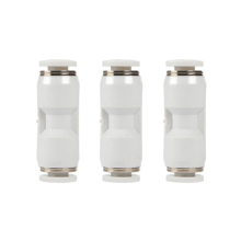 3Pcs PTFE Pneumatic Fitting Tube Connector 1.75mm Filament Extruder Quick for X1 X1C X1E P1P P1S