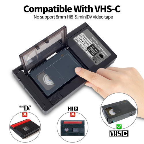 -C Cassette Adapter for SVHS Not 8mm/MiniDV/Hi8 2