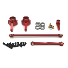 RC Car Steering Lever Kit for 1/12 MN82 MN78 D90 D91 D96 MN98 99S Update Parts Red
