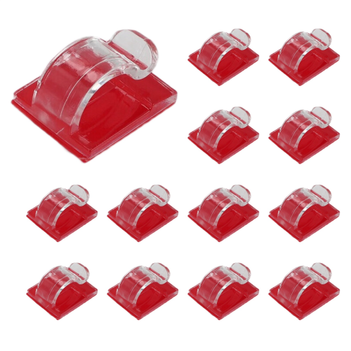 Hooks for Outdoor String Lights Clips 30 Pack Clear Light Hook with Waterproof Adhesive Backing 2