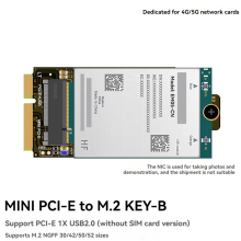 Adapter Card MPCIE to KEY-B Expansion Slot MINIPCI-E M.2 NGFF NIC WIFI Interface M B