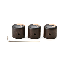 3Pcs Wooden Tone Volume Control Knob Set for Electric Guitar Parts