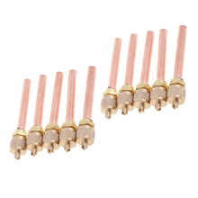10Pcs Access Valve 1/4 inch SAE OD 2.755 Stem Strong Core AC Air Conditioner Refrigeration