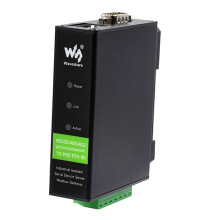 Industrial Isolated RS232/485/422 to RJ45 Ethernet Module IP Serial Rail Type Server [with POE]