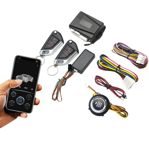 Mobile Phone Remote Control Start Car Autostart Engine 1 Button Stop System Automatic Locking 2