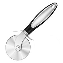 Kitchen Large-Pizza Cutter Wheel, Stainless Steel Pizza Slicer, Blade Wheel with Non-Slip Handle