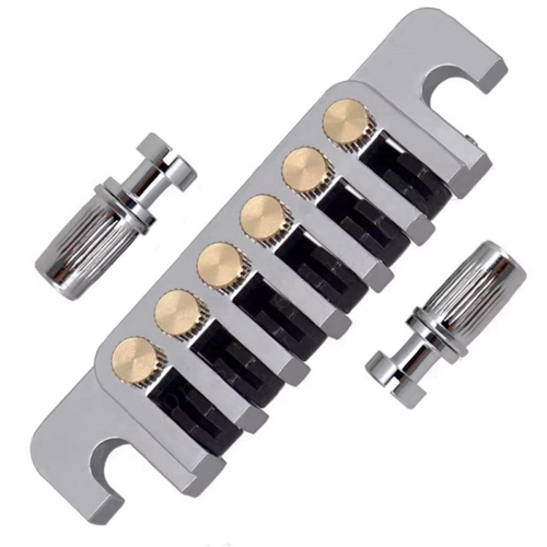 LP Electric Guitar -6 Bridge Frame Stop Rod 70S Tailpiece String Code LP//ES/,Silver 1