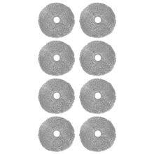 8Pcs Washable Mop Cloth for W2 / U200 Robotic Vacuum Cleaer Replacement Spare Parts Mopping Pad