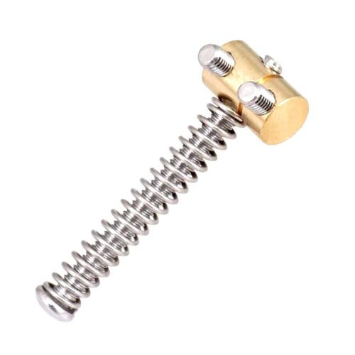 6Pcs Guitar Compensated Bridge Brass Saddles Set Replacement Part 2