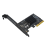 USB3.2 Expansion Card GEN2X2 20Gbps PCIE 4X Adapter TYPE-C Front A-KEY/TYPE-E 4