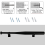 1 Pair Acrylic Baseball Wall Mounted Holder Bat Display Softball Bats Rack Collection Bracket Black 2