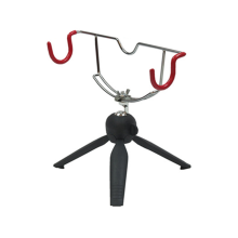 Portable Ice Fishing Rod Holder Adjustable Angle Anti-Slip Easily Installation Double-Head Fish Pole