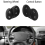 Car Steering Wheel Switch Control Button Trim Cover for W218 Class W211 E 2006-2008 Black 4