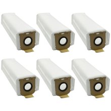 6PCS for Z10 Station Robot Vacuum Cleaner Dust Bag Replacement Spare Parts Non-Woven Garbage