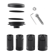 Anti-Theft Bike Mount Bicycle Front Fork Down Tube Bracket for Case Waterproof Tracker Holder