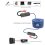 1 Pair Audio Network Cable Extender Twisted Transmitter Interface 2-Way RJ45 to 4
