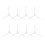 8Pcs for E10 E12 B112 Robot Vacuum Cleaner Replacement Parts Side Brush Accessories 8