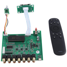 DLHiFi F11 M62446 Preamp 5.1 6 Channel Fully Independence Remote Control OLED Display for HiFi Amplifier