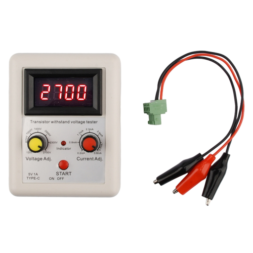 IGBT Voltage Capability Transistor Tester Diode MOS Triode LED Test Tool 120-2700V(Red Standard) 1