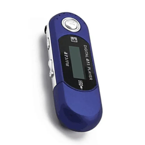 Mini MP3 Player USB 2.0 Small Flash Drive Multilanguage LCD Music with 3.5mm Audio Jack Automatic Shutdown(B) 1