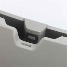 Car Special Glasses Case Cage Organizer Storage Box Dome Light Sunglasses Holder for X5 X6 F15 F16 2014-2017 Gray