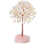 Rose Quartz Crystal Tree,Artificial and Healing Stone Tree Gem Tree.Valentine'S Gifts A 3